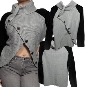 Handmade Knit Asymmetrical Sweater